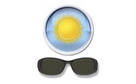 Brillentönung bei Sonnenschein